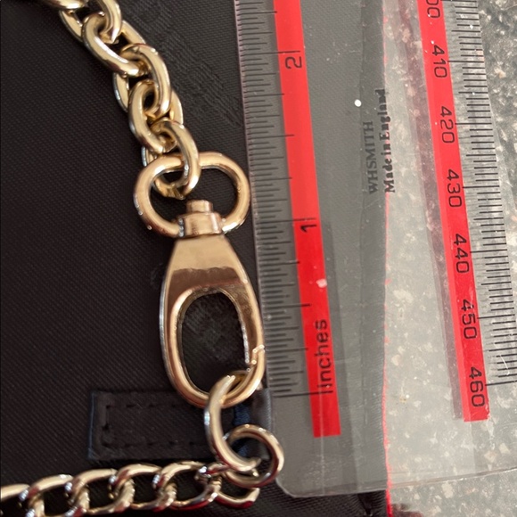 GORGEOUS RED "SUEDE FEEL" PURSE WITH GOLD AND SILVER - Picture 8 of 8